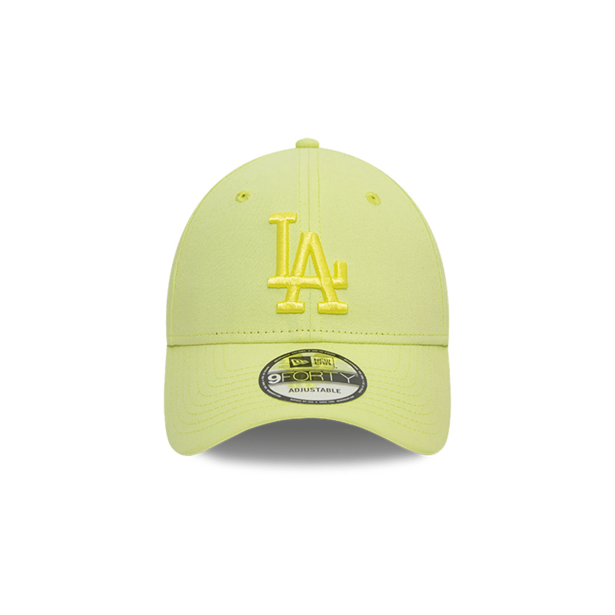 Gorra Los Angeles Dodgers League Essentials Collection 9FORTY Ajustable Verde Lima NEW ERA