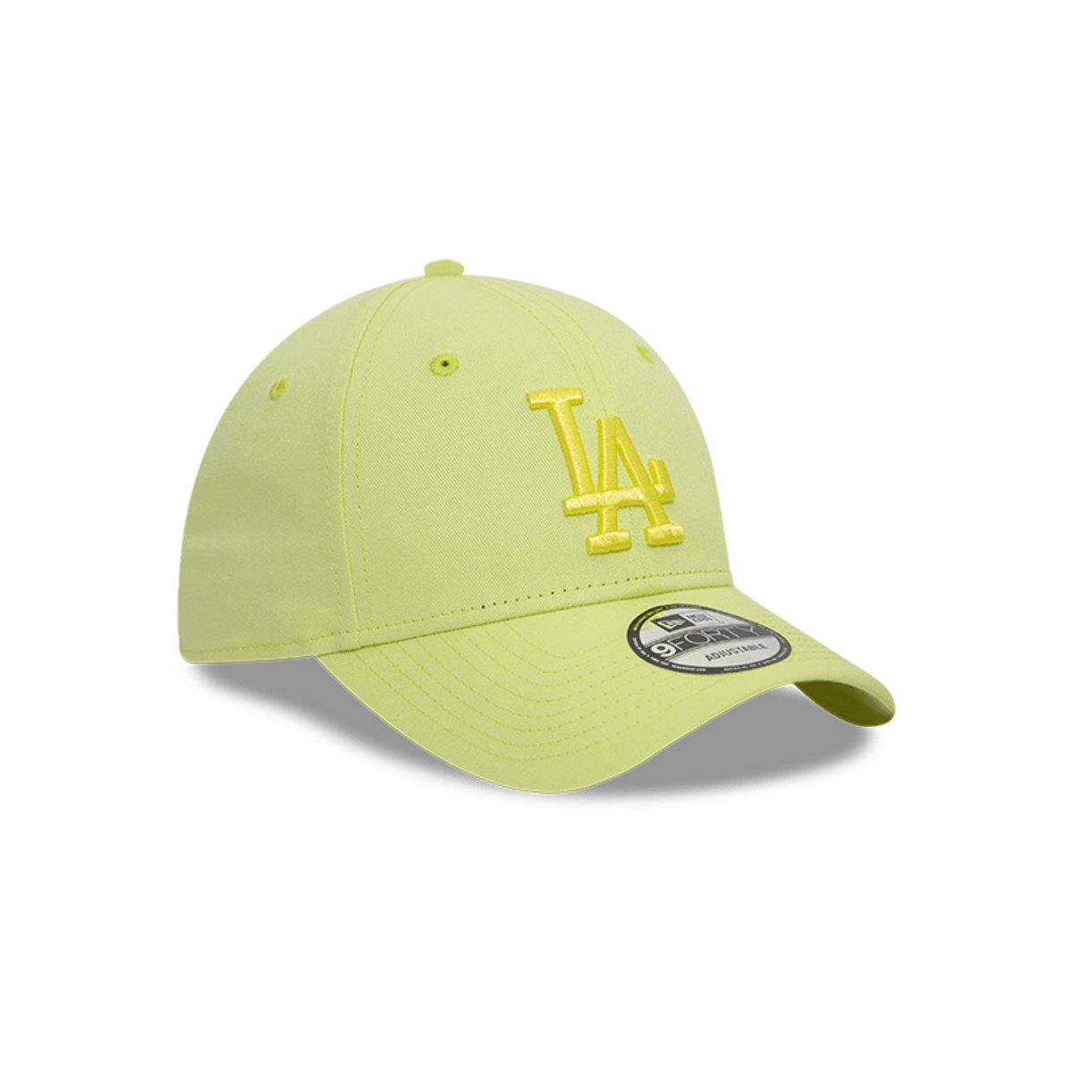 Gorra Los Angeles Dodgers League Essentials Collection 9FORTY Ajustable Verde Lima NEW ERA