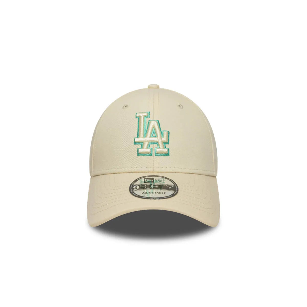 GORRA LOS ANGELES DODGERS MLB TEAM OUTLINE 9FORTY AJUSTABLE BEIGE UNISEX NEW ERA