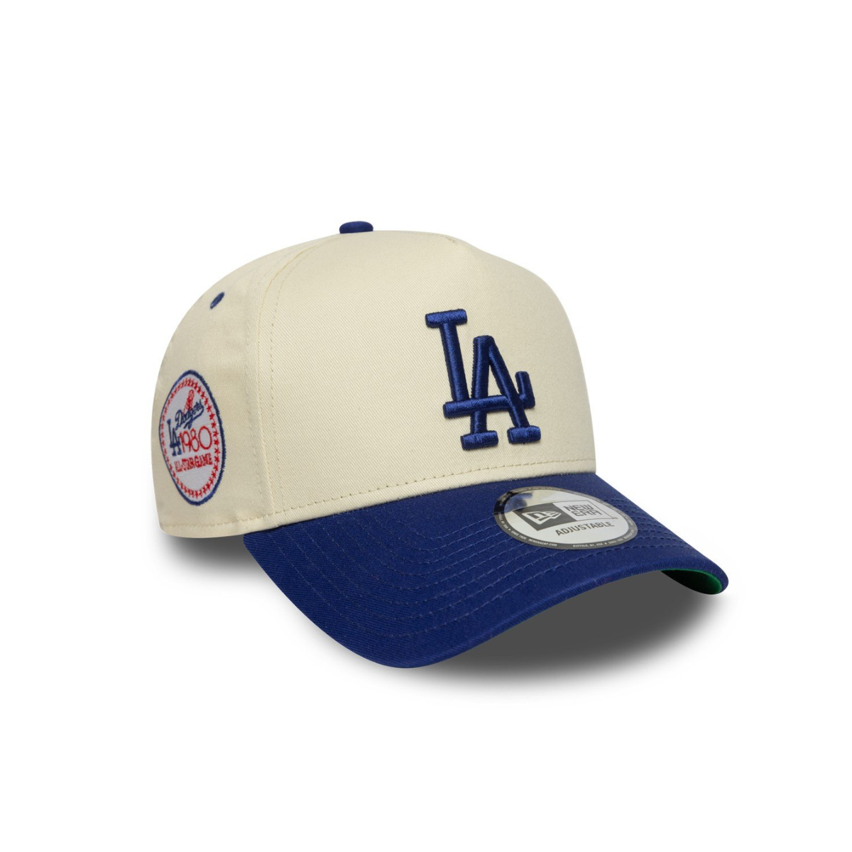 GORRA LOS ANGELES DODGERS MLB PATCH 9FORTY AJUSTABLE BEIGE NEW ERA