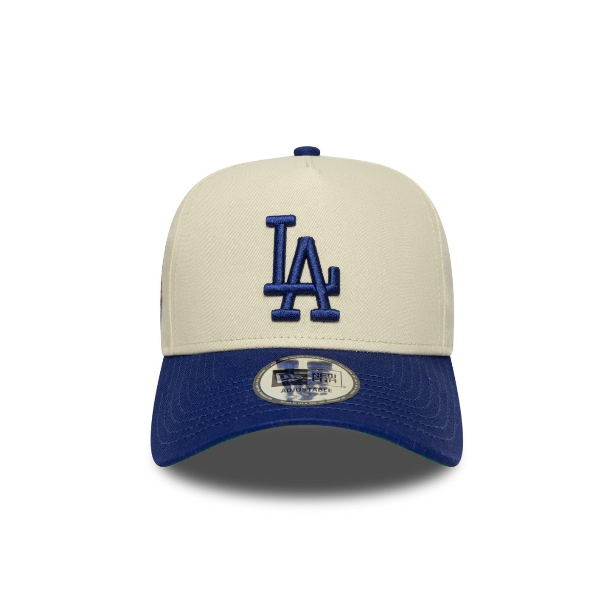 GORRA LOS ANGELES DODGERS MLB PATCH 9FORTY AJUSTABLE BEIGE NEW ERA
