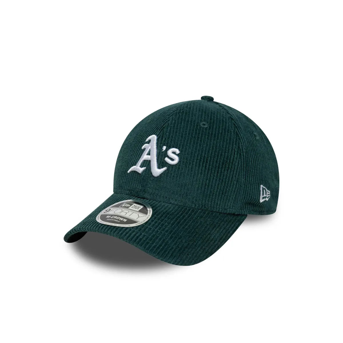 Gorra Oakland Athletics MLB Cord 9FORTY Ajustable Verde New Era
