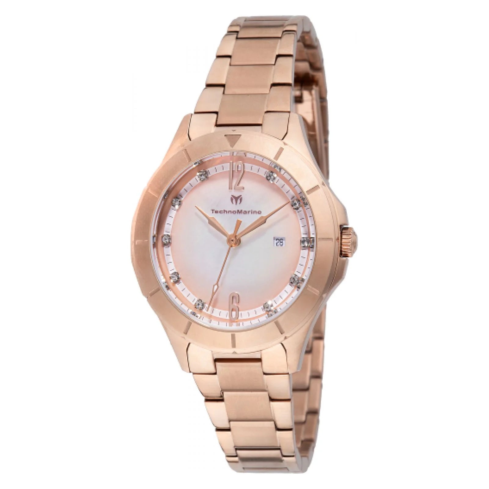RELOJ TECHNOMARINE PARA DAMA LUNA -ORO ROSA-TM-826002