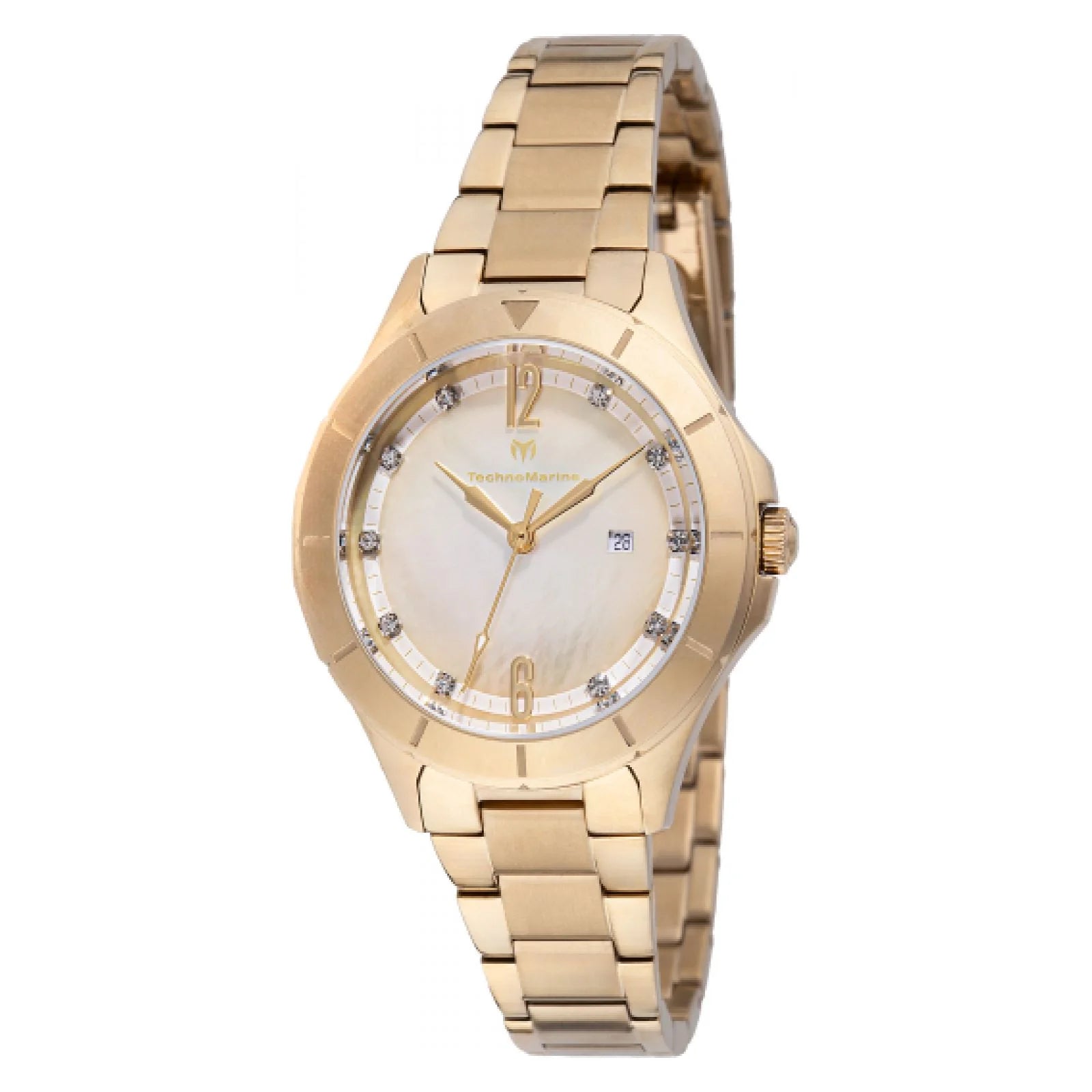 RELOJ TECHNOMARINE PARA DAMA LUNA -DORADO- TM-826005