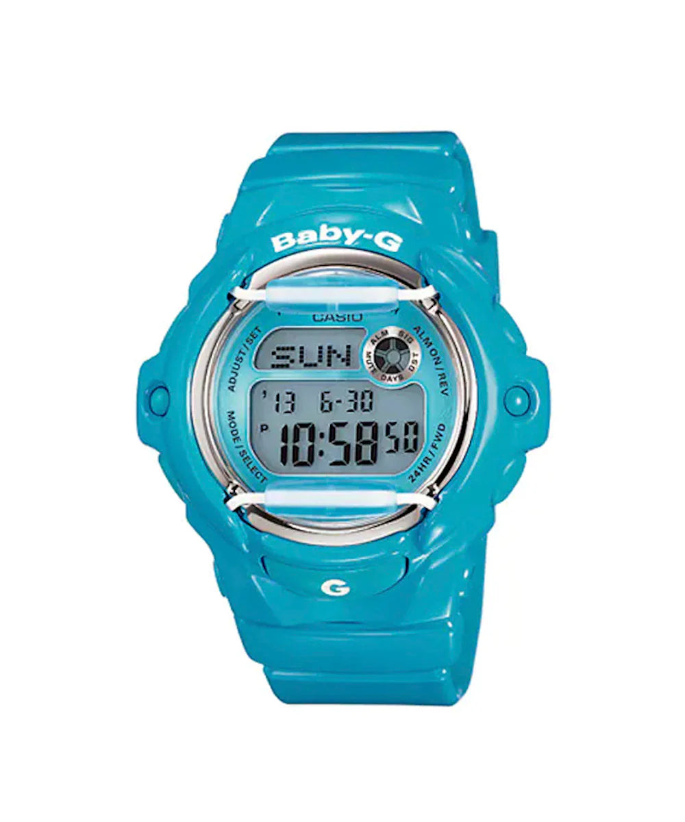 RELOJ DIGITAL BABY-G AZUL AGUA MARINA -BG-169R-2BDR