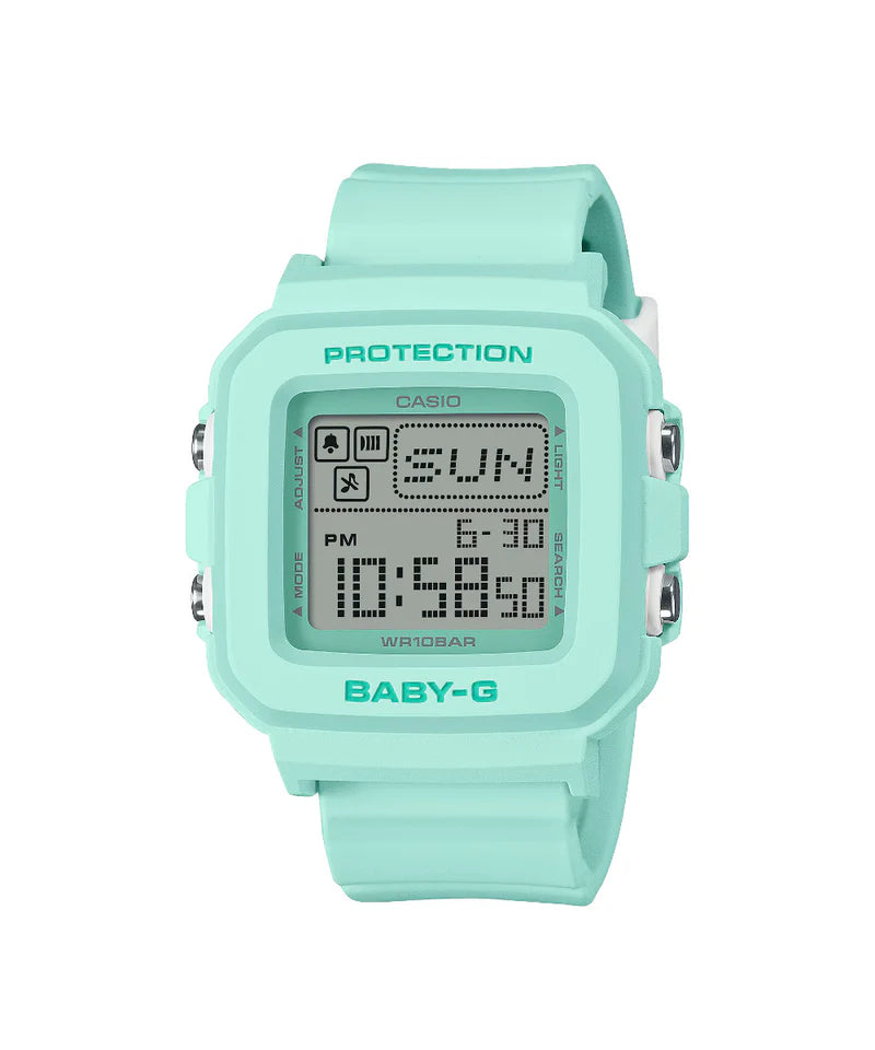 RELOJ DIGITAL BABY-G  -VERDE MENTA- BGD-10-3DR