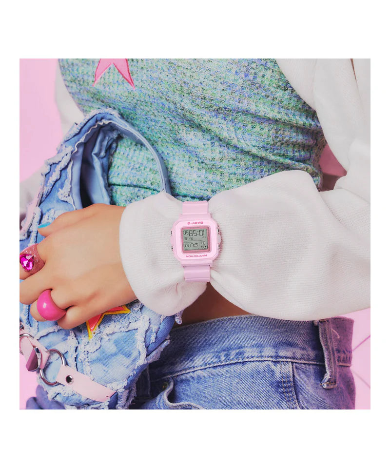 RELOJ DIGITAL BABY-G-ROSA- BGD-10L-4DR