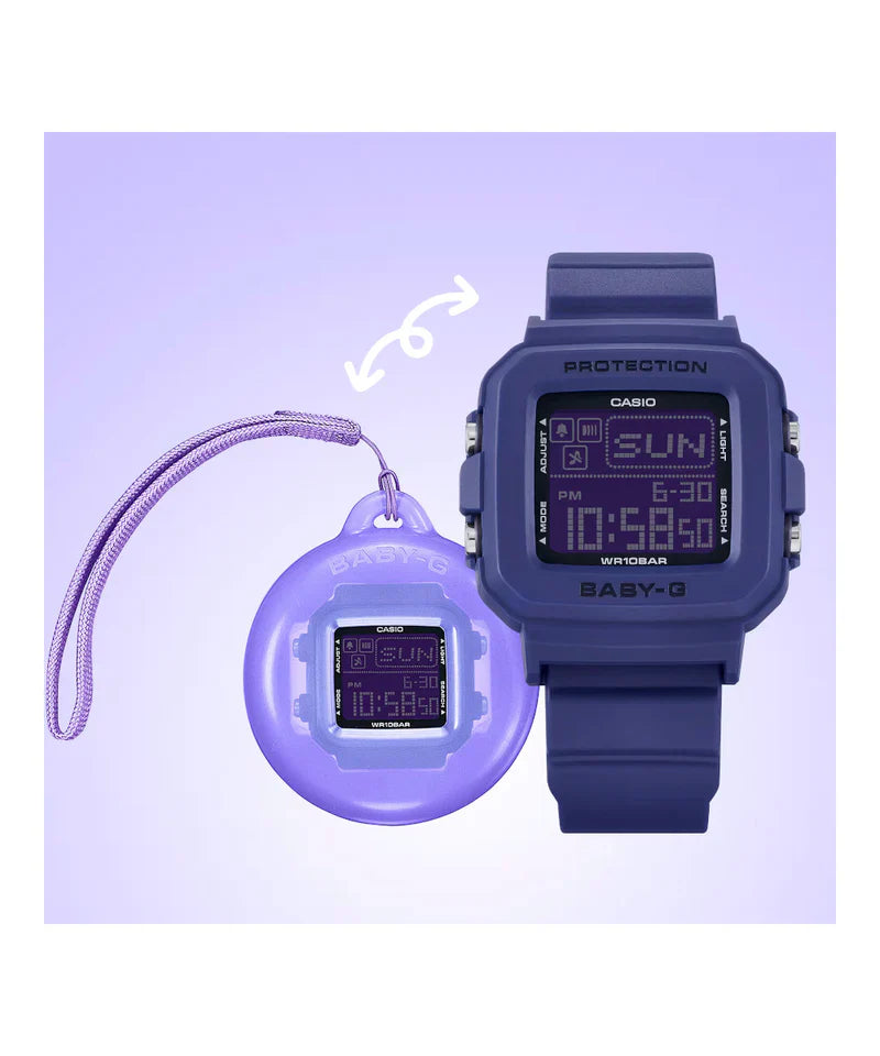 RELOJ DIGITAL BABY-G VIOLETA- BGD-10K-2DR