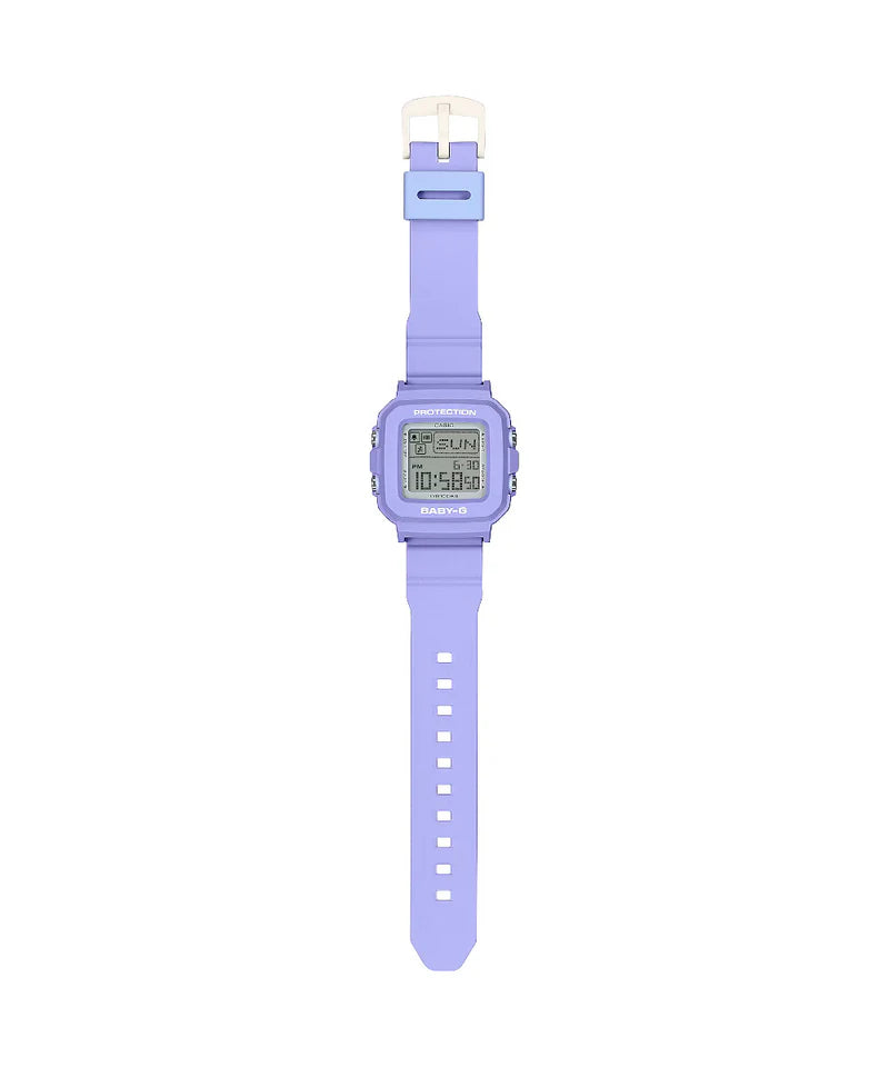 RELOJ DIGITAL BABY-G LILA CLARO BGD-10K-6DR
