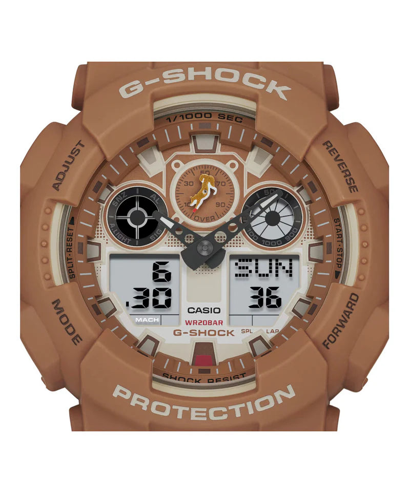 G-SHOCK ANALOGOS DIGITALES G GA-100SHB-5ADR