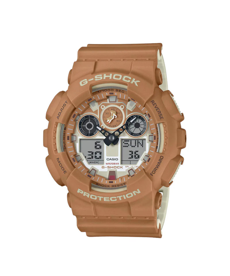 G-SHOCK ANALOGOS DIGITALES G GA-100SHB-5ADR
