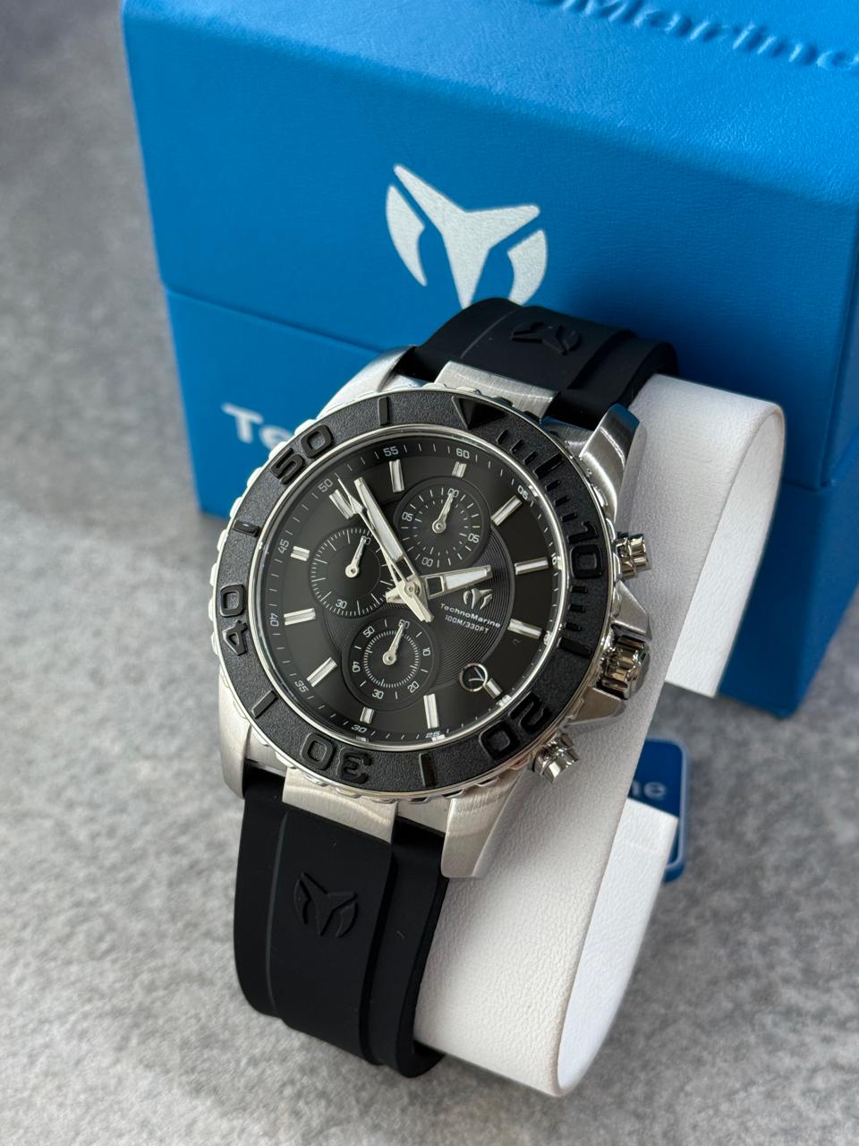 RELOJ TECHNOMARINE DEPORTIVO PARA HOMBRE SEA NEGRO -TM-724005