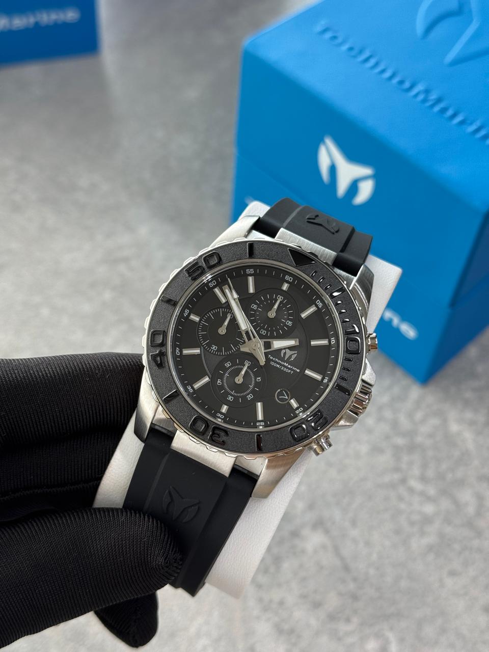 RELOJ TECHNOMARINE DEPORTIVO PARA HOMBRE SEA NEGRO -TM-724005