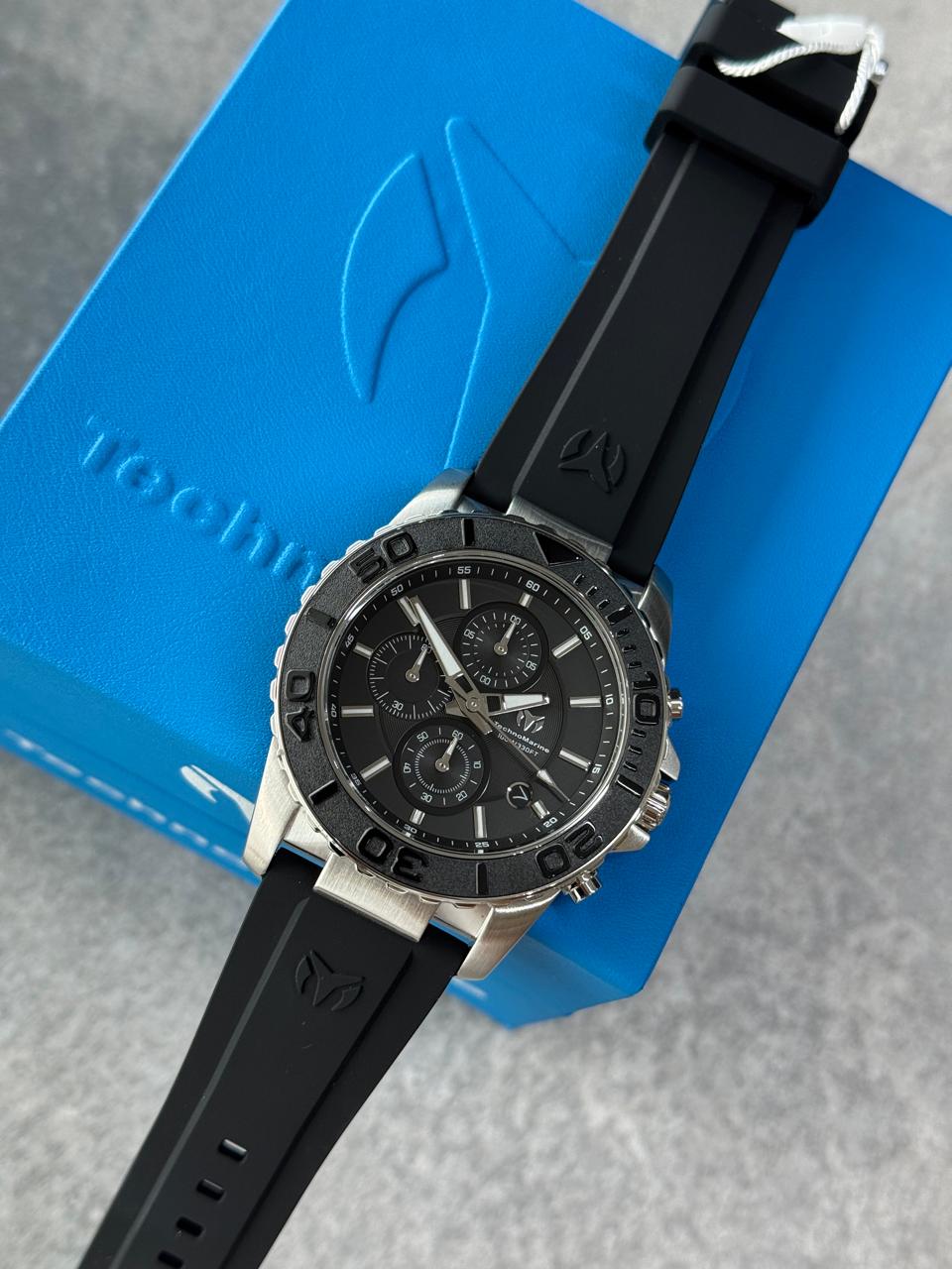 RELOJ TECHNOMARINE DEPORTIVO PARA HOMBRE SEA NEGRO -TM-724005