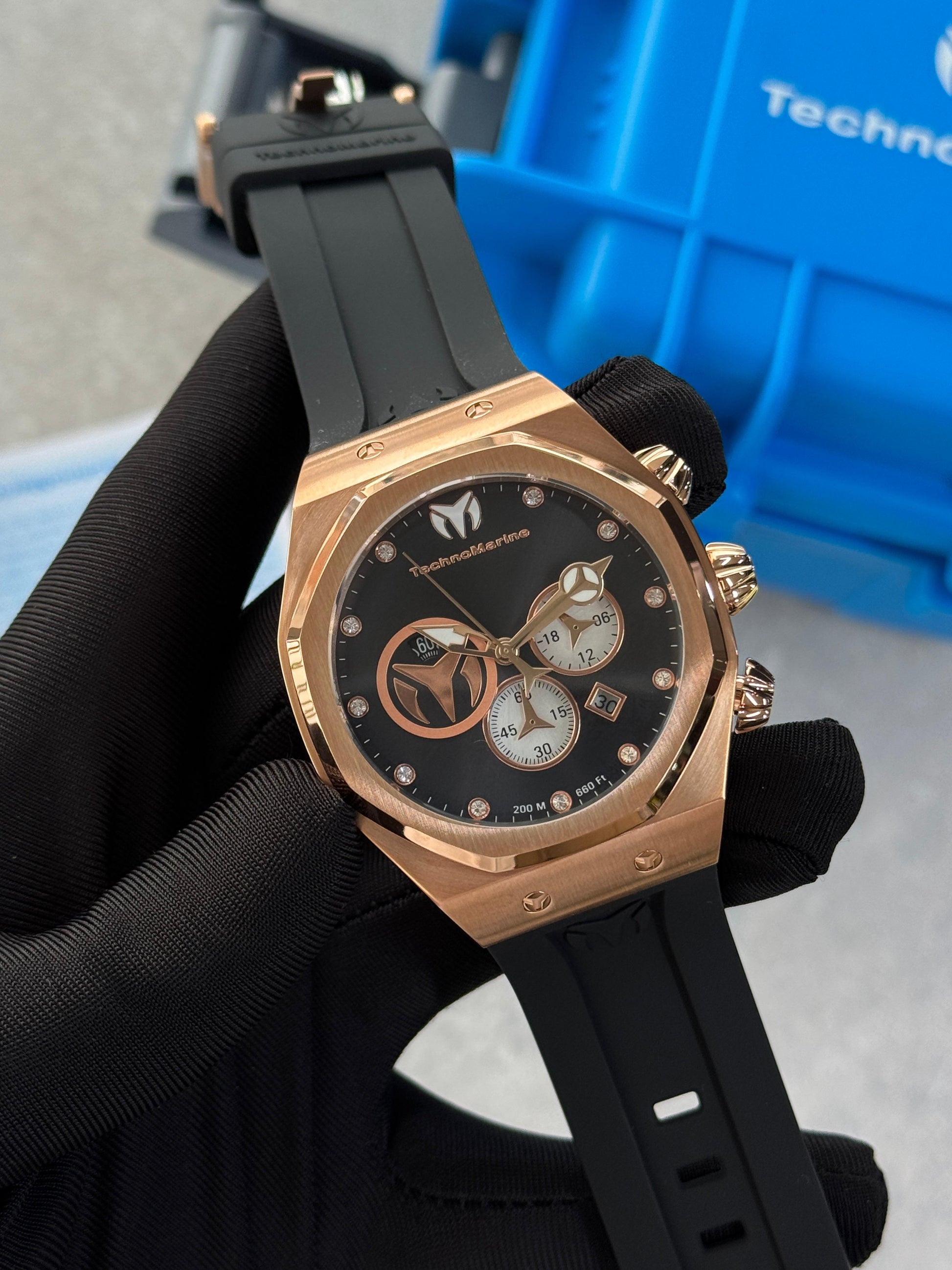 RELOJ DEPORTIVO PARA HOMBRE TECHNOMARINE REEF-NEGRO- TM-520004