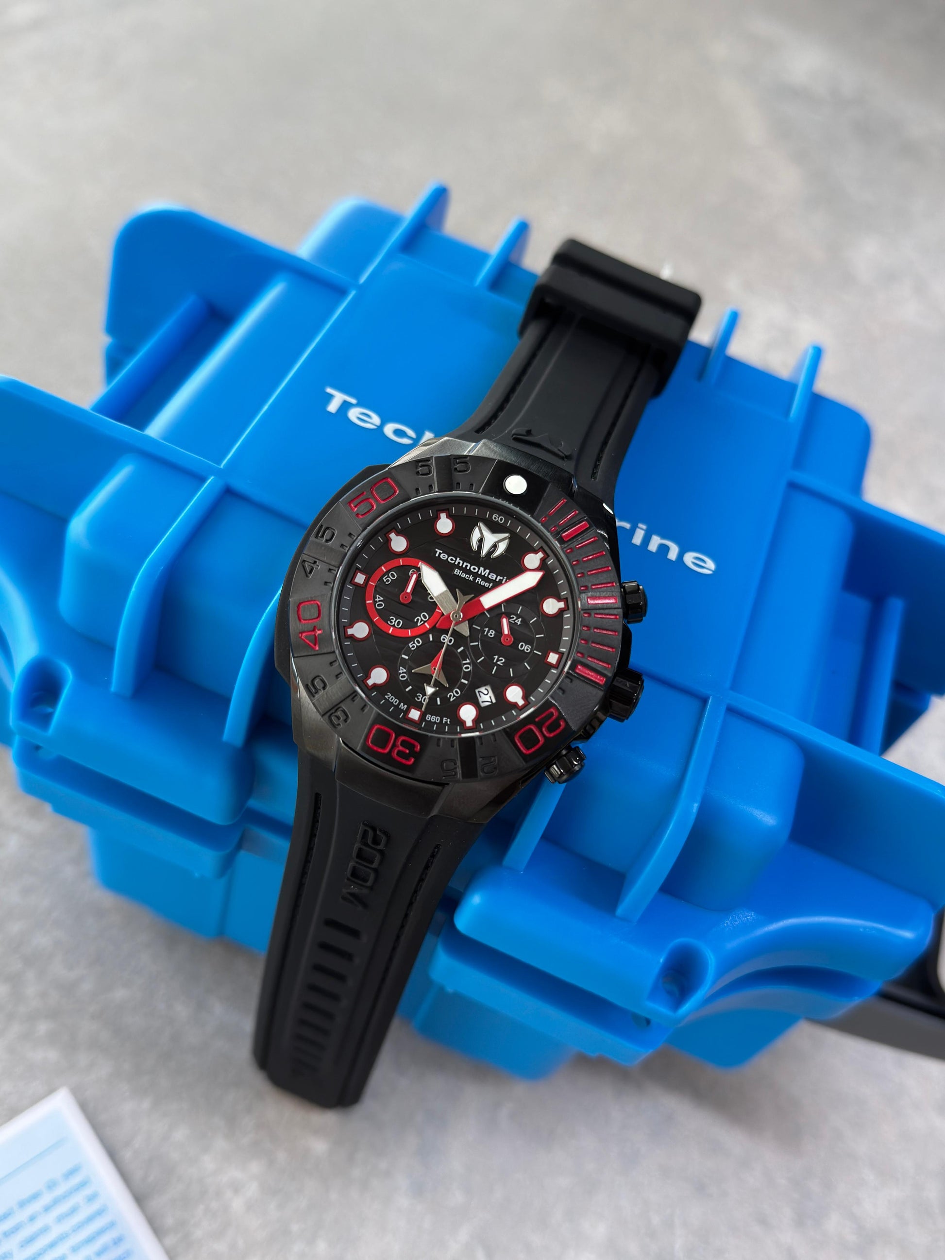 RELOJ TECHNOMARINE DEPORTIVO PARA HOMBRE BLACK REEF -TM-523010