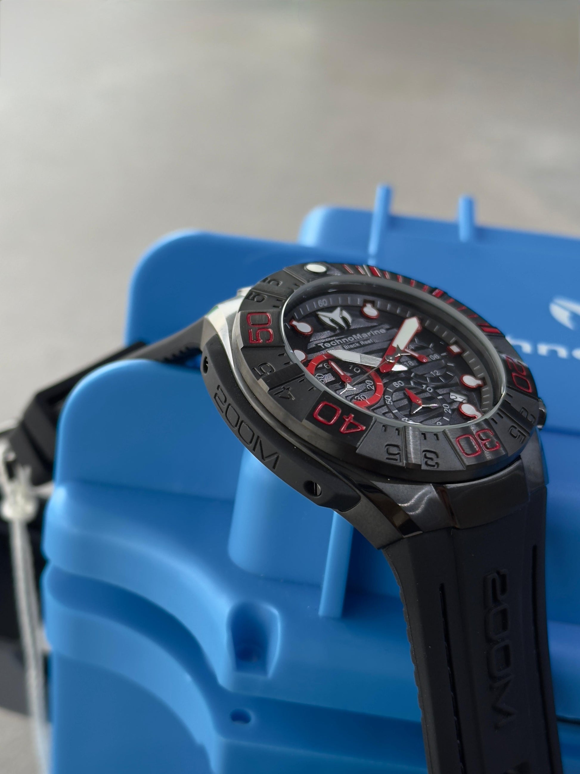 RELOJ TECHNOMARINE DEPORTIVO PARA HOMBRE BLACK REEF -TM-523010