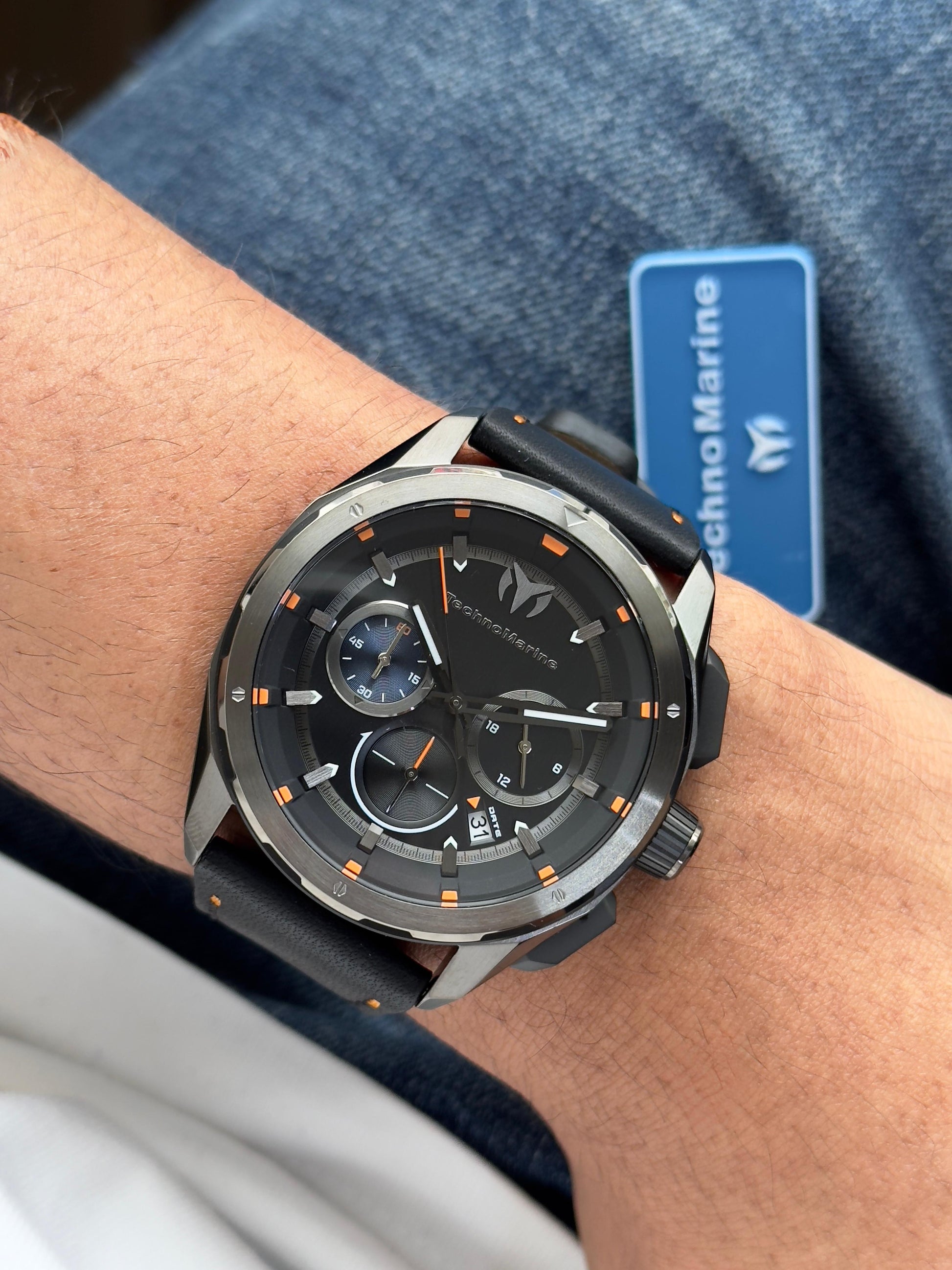 RELOJ TECHNOMARINE DEPORTIVO PARA HOMBRE OCEAN -NEGRO- TM-318087