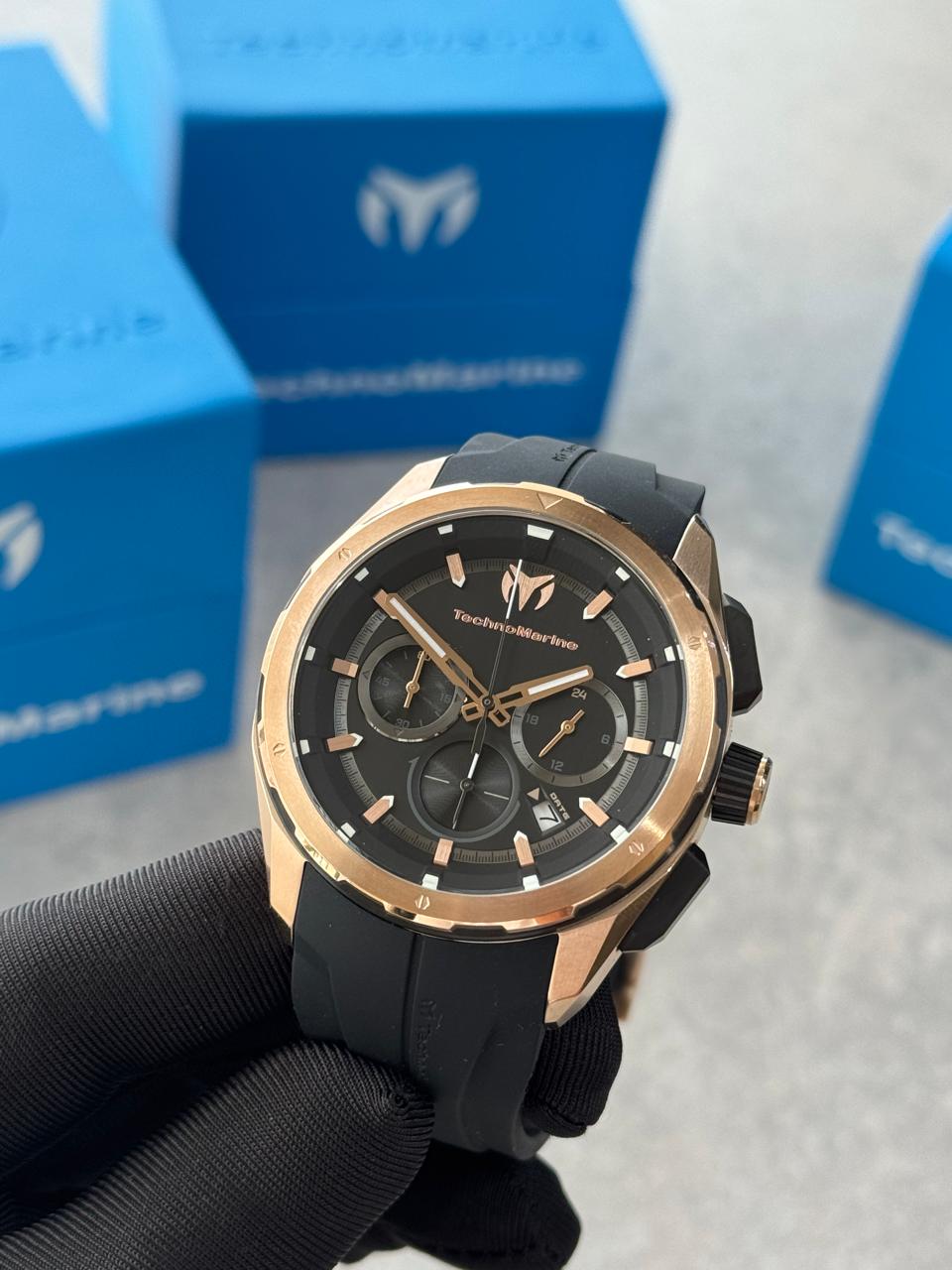 RELOJ TECHNOMARINE DEPORTIVO PARA HOMBRE OCEAN NOMAD -ROSE GOLD- TM-318106