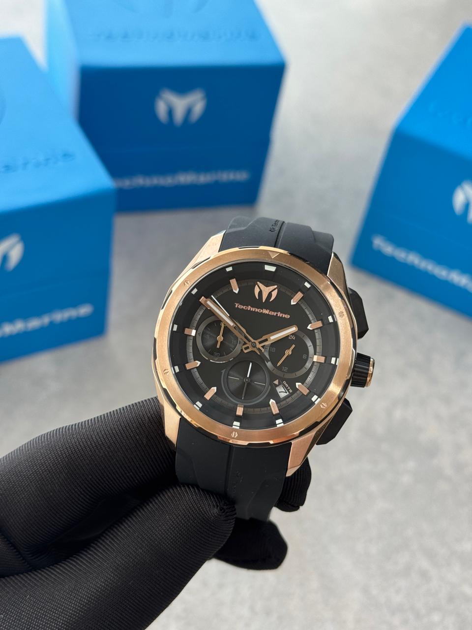 RELOJ TECHNOMARINE DEPORTIVO PARA HOMBRE OCEAN NOMAD -ROSE GOLD- TM-318106