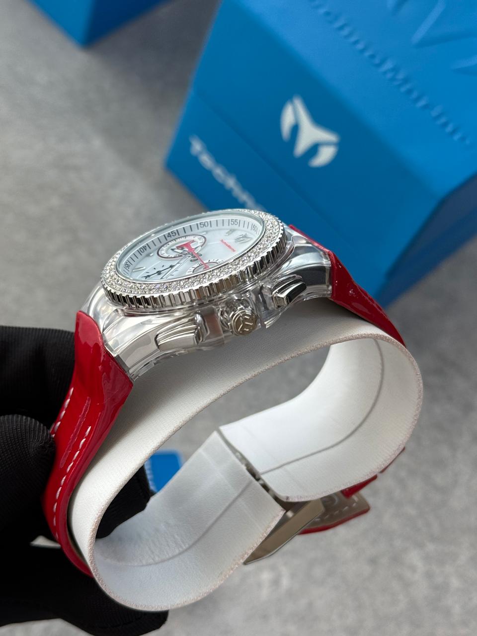 RELOJ TECHNOMARINE CLASICO PARA DAMA CRUISE -ROJO- TM-117001
