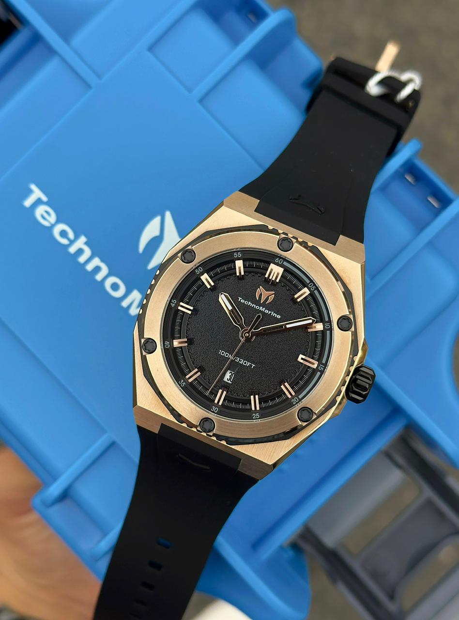 RELOJ TECHNOMARINE DEPORTIVO PARA HOMBRE CORAL - BLACK - TM-416071