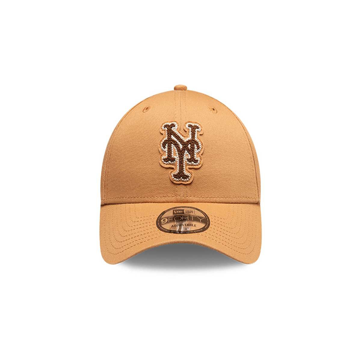 Gorra New York Mets MLB Chainstitching 9FORTY Ajustable Beige