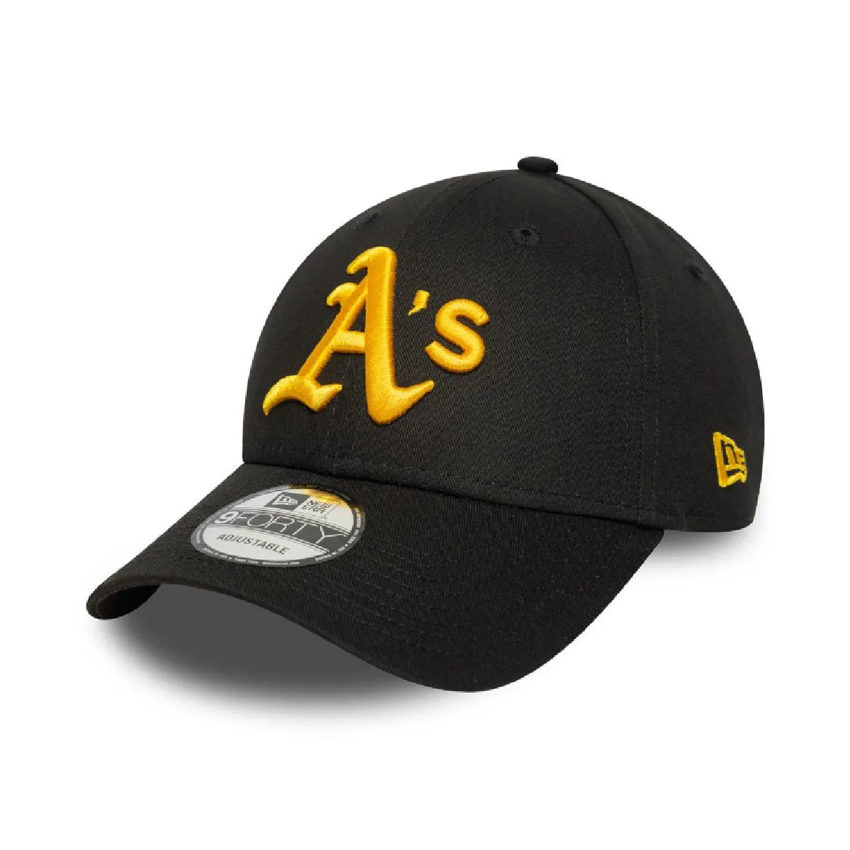 GORRA OAKLAND ATHLETICS MLB SIDE PATCH 9FORTY NEGRO
