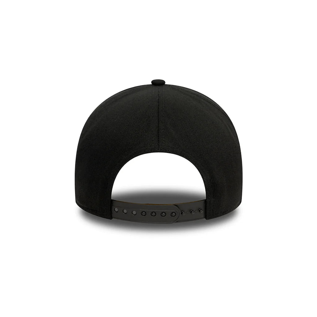 GORRA NEW ERA 9FORTY E-FRAME MLB LOS ANGELES DODGERS MONOCHROME BLACK AJUSTABLE NEGRO