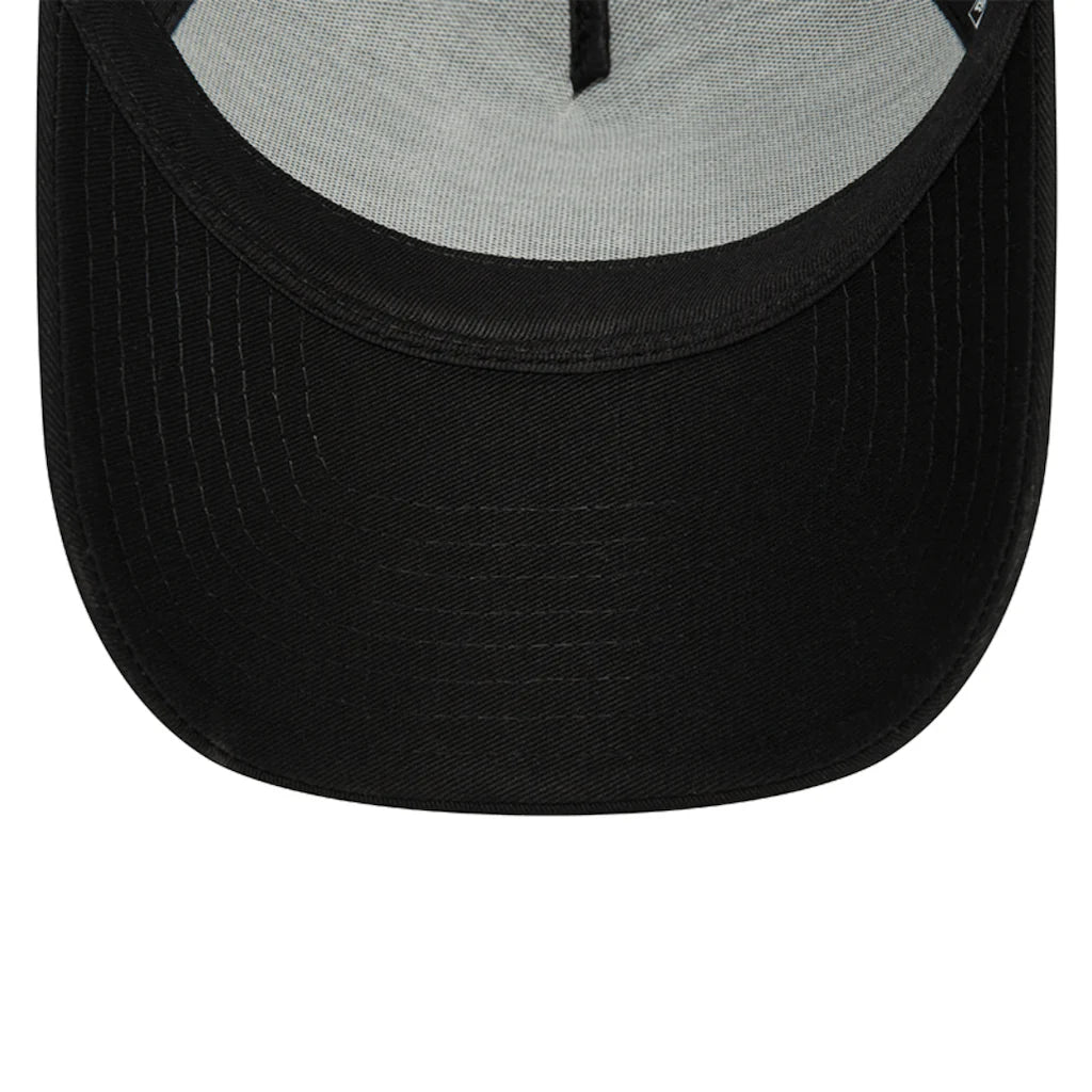 GORRA NEW ERA 9FORTY E-FRAME MLB LOS ANGELES DODGERS MONOCHROME BLACK AJUSTABLE NEGRO