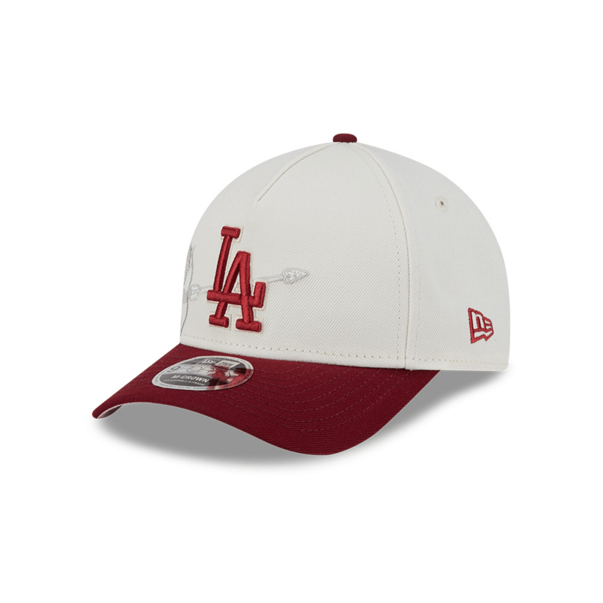 Gorra Los Angeles Dodgers MLB Cherub Chrome 9FORTY Ajustable Blanca