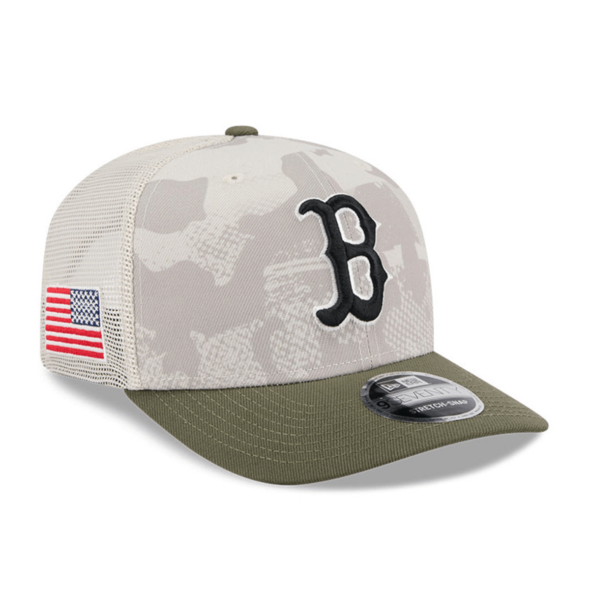 Gorra Boston Red Sox MLB Armed Forces Day 9SEVENTY Ajustable Beige