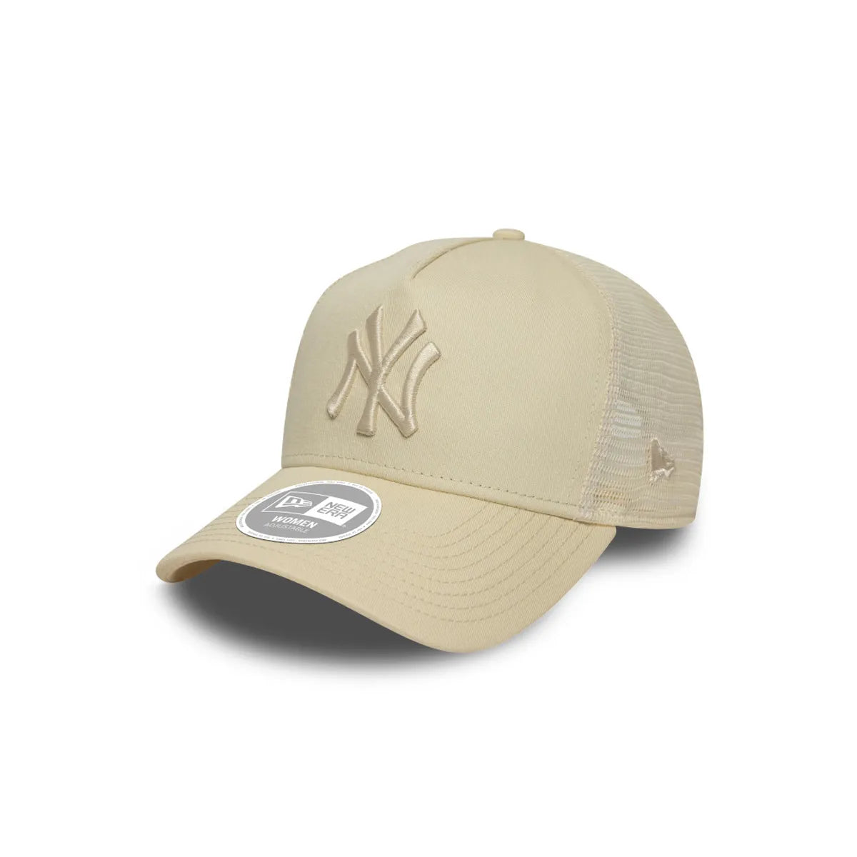 Gorra New York Yankees MLB League Essential 9FORTY Ajustable Beige Women New Era