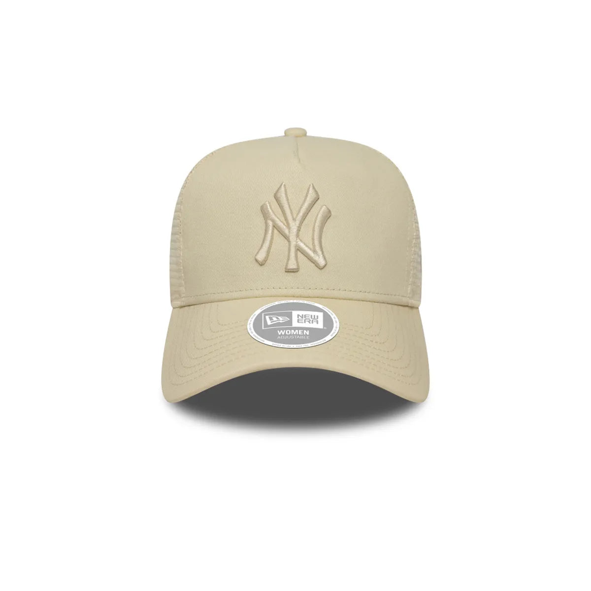 Gorra New York Yankees MLB League Essential 9FORTY Ajustable Beige Women New Era