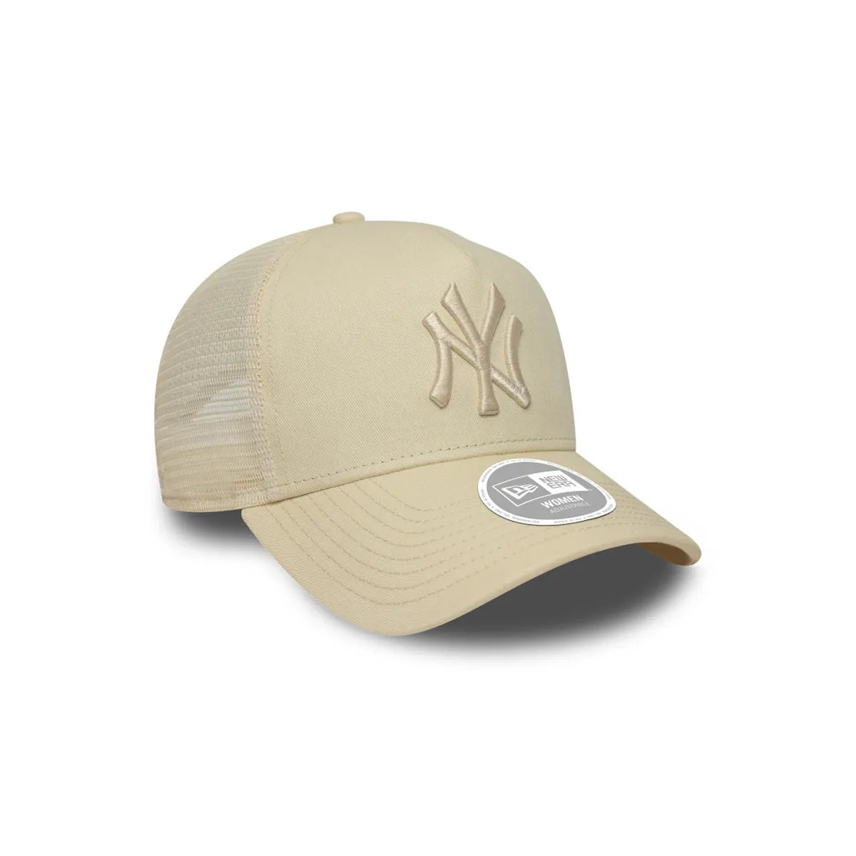 Gorra New York Yankees MLB League Essential 9FORTY Ajustable Beige Women New Era