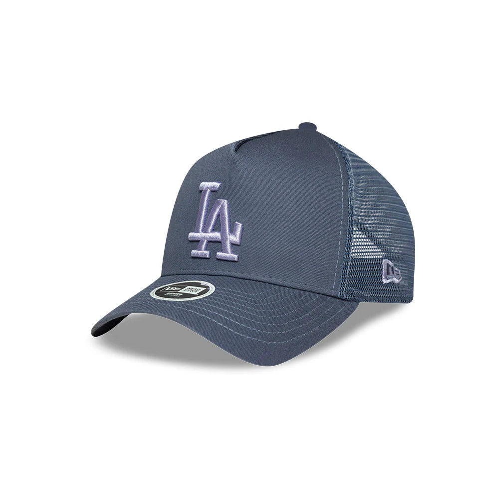 LOS ANGELES DODGERS MLB WOMEN'S LEAGUE ESSENTIALS 9FORTY A-FRAME TRUCKER SNAPBACK