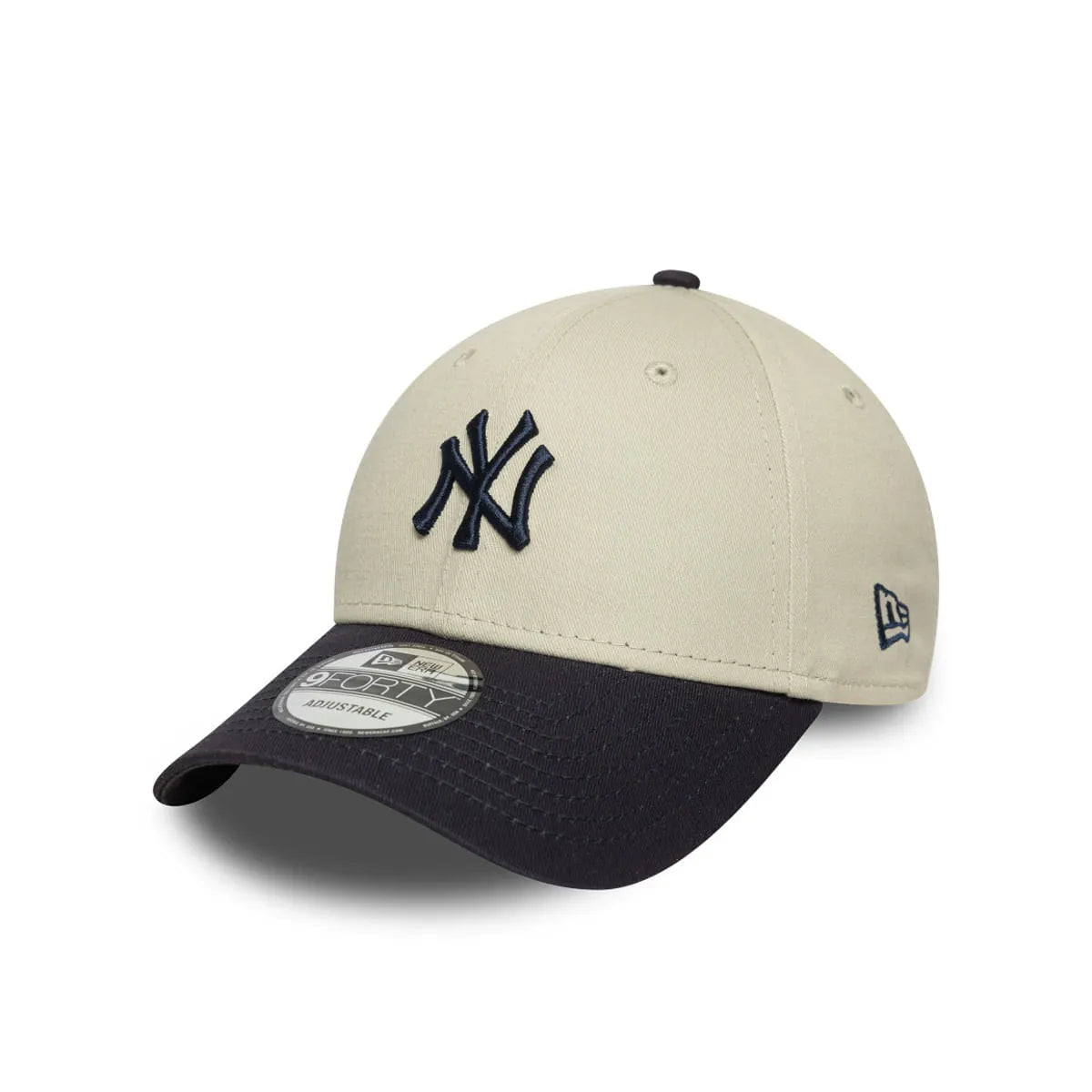GORRA NEW YORK YANKEES MLB COLOR BLOCK 9FORTY AJUSTABLE BEIGE NEW ERA