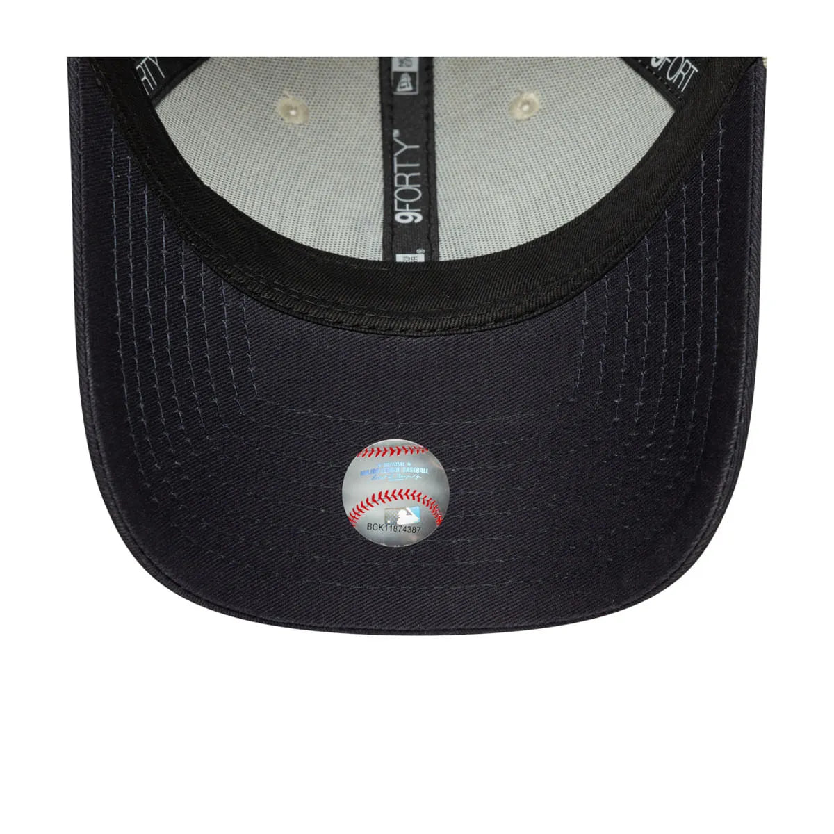 GORRA NEW YORK YANKEES MLB COLOR BLOCK 9FORTY AJUSTABLE BEIGE NEW ERA