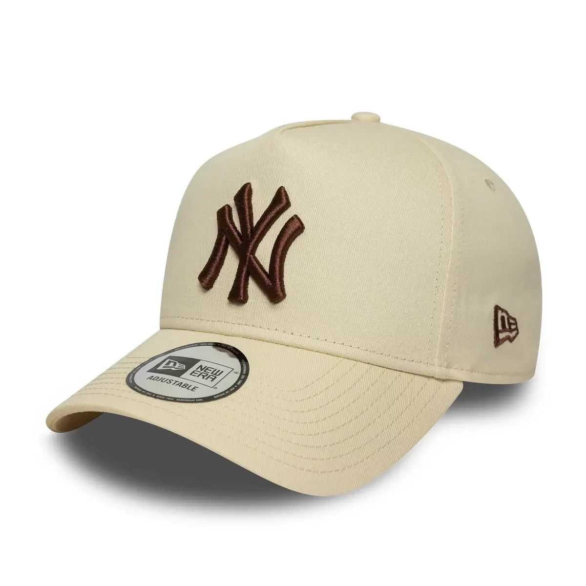 GORRA NEW ERA 9FORTY E-FRAME MLB NEW YORK YANKEES LEAGUE ESSENTIALS AJUSTABLE BEIGE