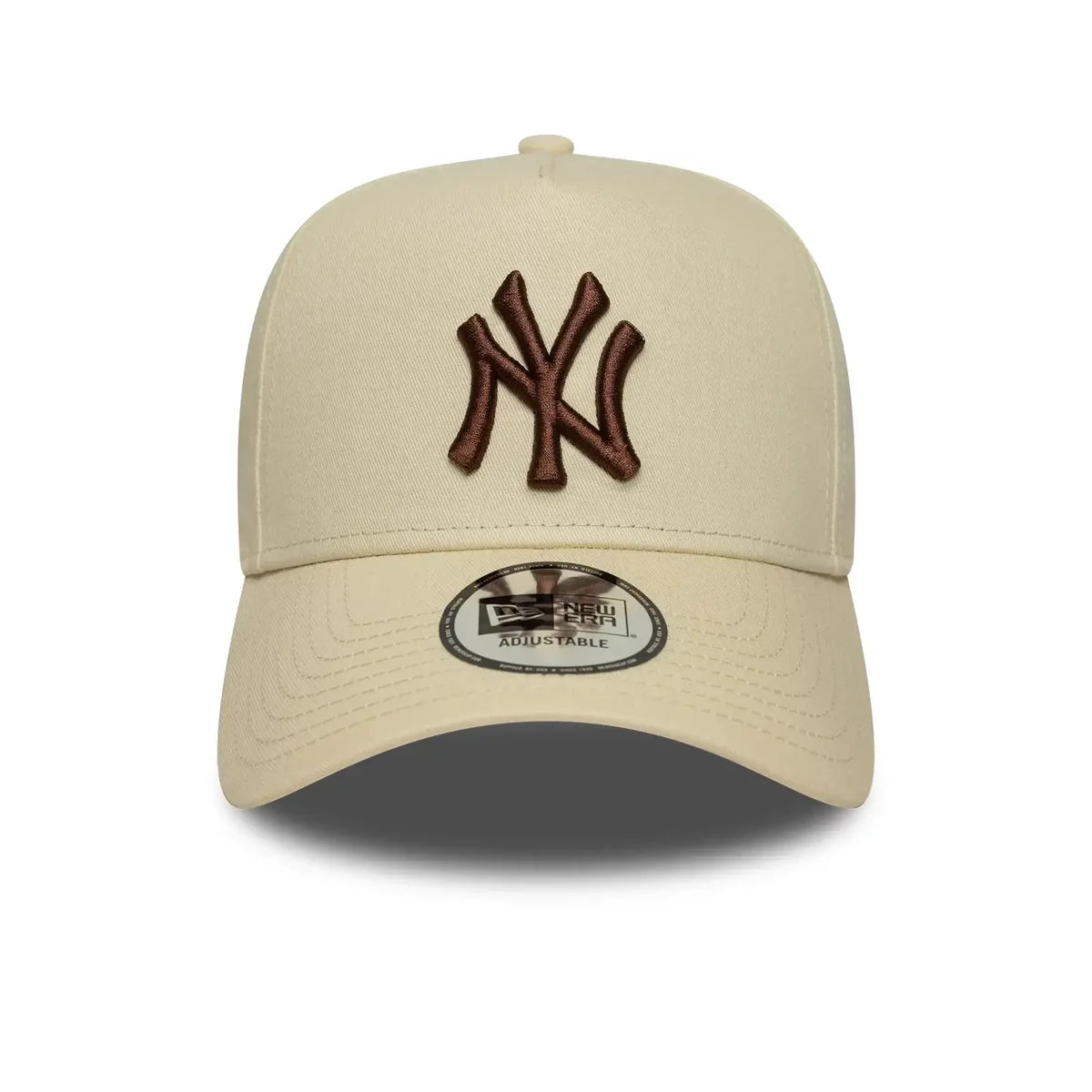 GORRA NEW ERA 9FORTY E-FRAME MLB NEW YORK YANKEES LEAGUE ESSENTIALS AJUSTABLE BEIGE