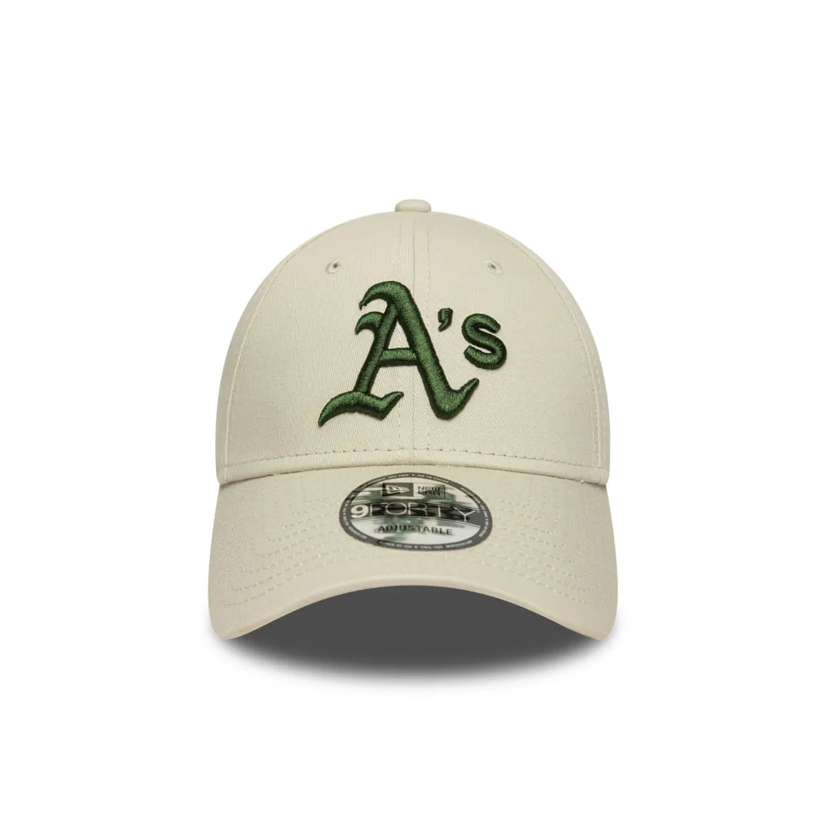GORRA OAKLAND ATHLETICS MLB LEAGUE ESSENTIALS 9FORTY AJUSTABLE BEIGE NEW ERA