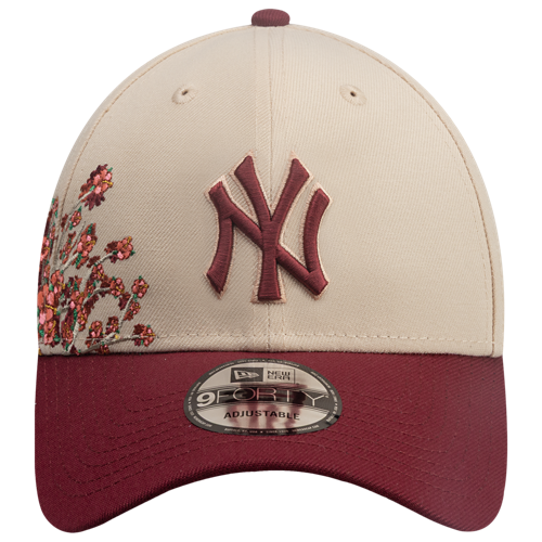 GORRA NEW YORK YANKEES MLB FLOWERS 9FORTY AJUSTABLE PINK NEW ERA
