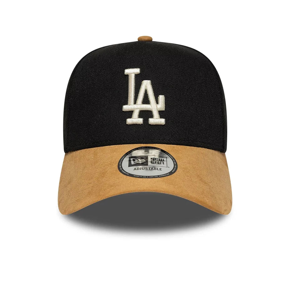 GORRA LA DODGERS MLB SUEDE VISOR BLACK 9FORTY E-FRAME ADJUSTABLE