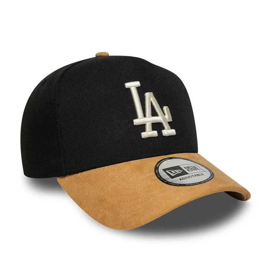 GORRA LA DODGERS MLB SUEDE VISOR BLACK 9FORTY E-FRAME ADJUSTABLE