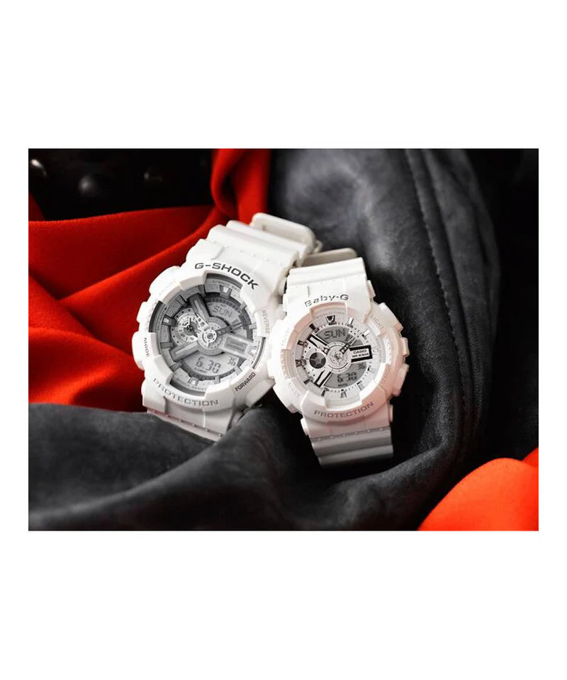 RELOJ BABY-G ANALOGO DIGITAL BLANCO BA-110-7A3DR