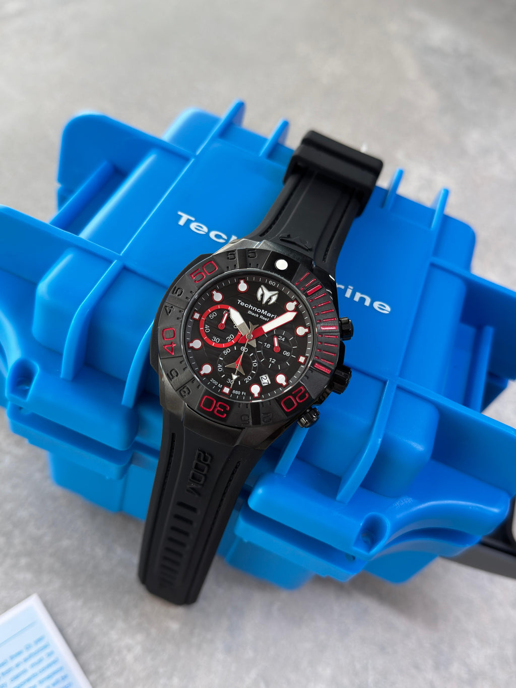 RELOJ TECHNOMARINE DEPORTIVO PARA HOMBRE BLACK REEF -TM-523010