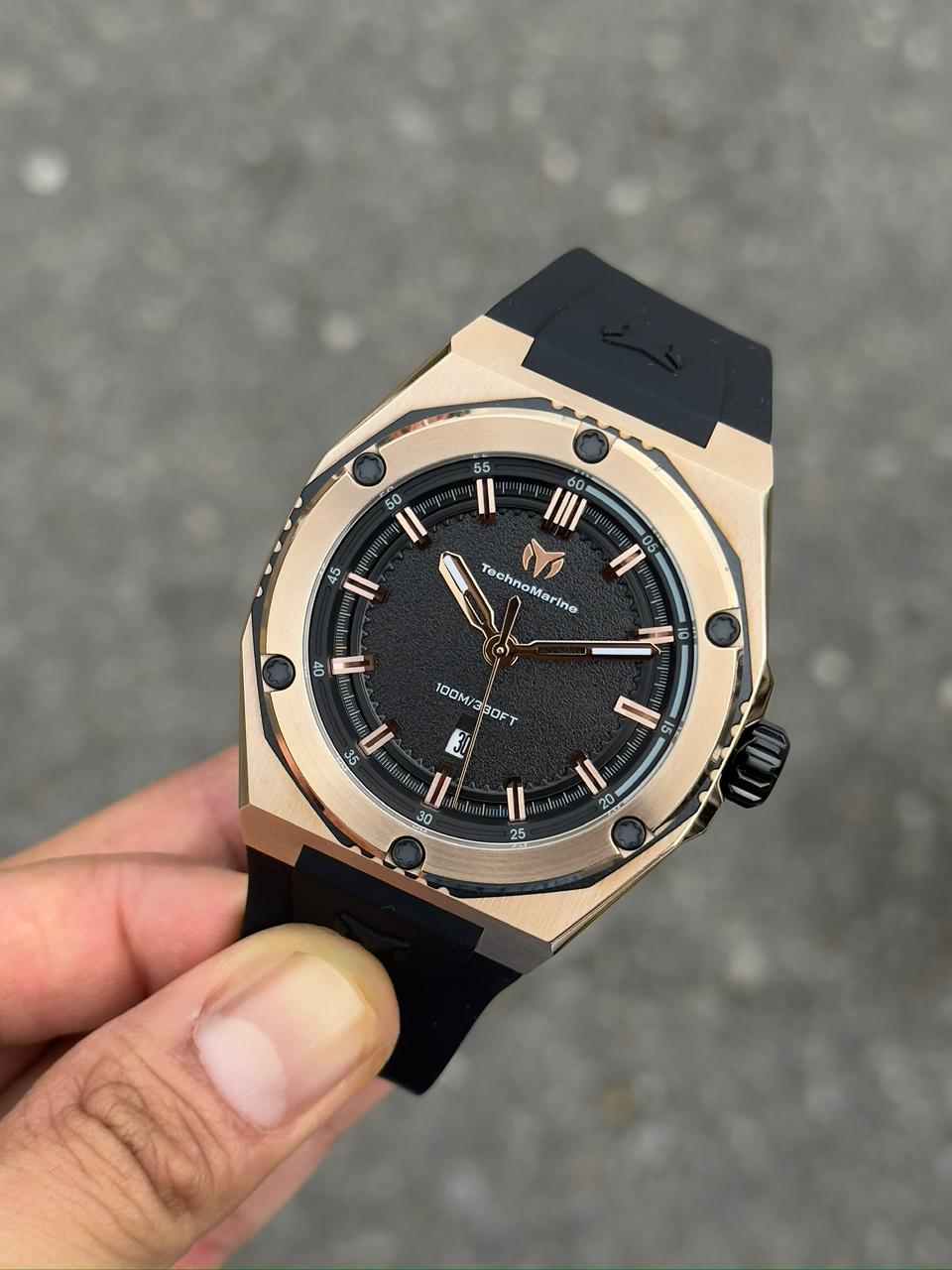 RELOJ TECHNOMARINE DEPORTIVO PARA HOMBRE CORAL - BLACK - TM-416071
