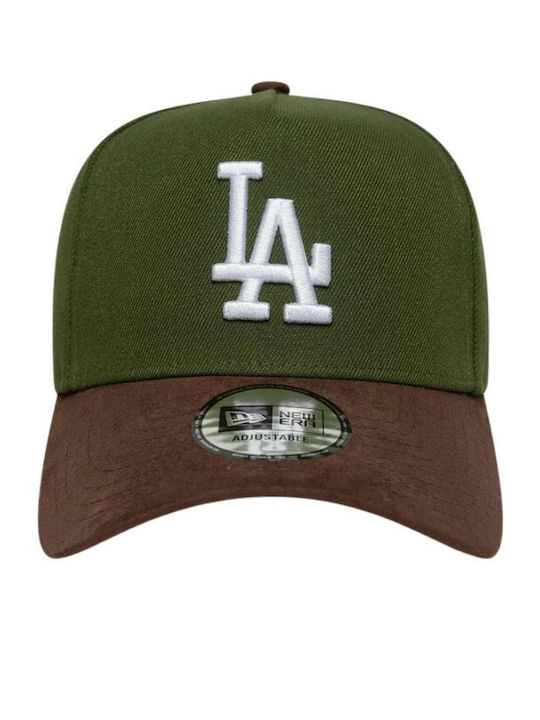 GORRA LOS ANGELES DODGERS SUEDE VISOR VERDE